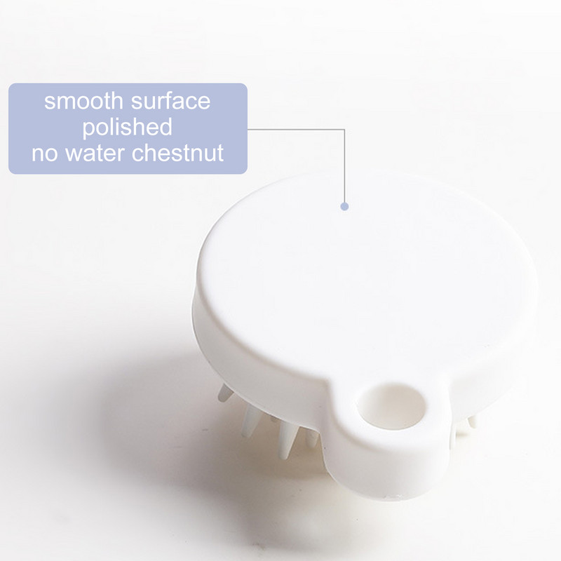 Silikona galvas korpuss, lai mazgātu tīru matu masāžas šampūnu masāžas ķemmes vannas masāžas birste Galvas ādas masāžas birste Matu otu šampūns