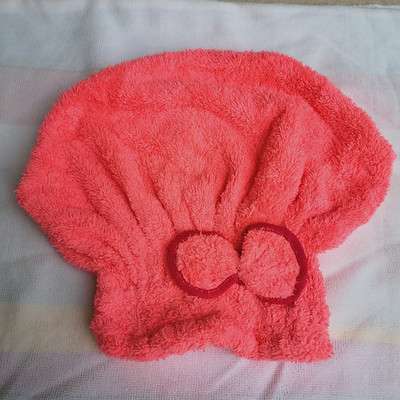 1Gb Sievietēm Ātri žūstoša matu cepure Sausie matu dvielis Super Absorbents Coral Velvet Vannas piederumi Pārnēsājamas dušas cepures