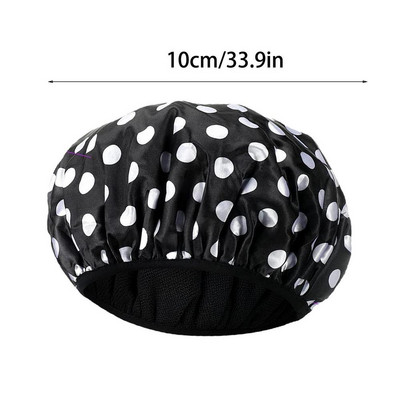 Kapa za tuširanje za žene Dvoslojna vodootporna kapa za kupanje koja se brzo suši Super upijajuće kape za kupanje od mikrovlakana za kosu za žene