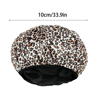 Kapa za tuširanje za žene Dvoslojna vodootporna kapa za kupanje koja se brzo suši Super upijajuće kape za kupanje od mikrovlakana za kosu za žene