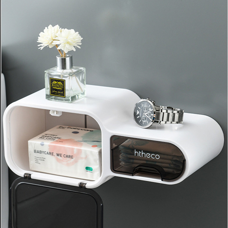 Tualetes papīra kaste Ūdensizturīga daudzfunkcionāla daļēji automātiska dušas telpa bez caurumiem