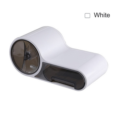 100% ūdensnecaurlaidīgs vannas istabas papīra turētājs, daudzfunkcionāls tualetes salvešu kastīte ar bezatvilktnes caurumojamu plastmasas dozatoru rullīšu papīra stienis