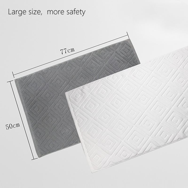 Luksusa žakarda biezināts kokvilnas vannas paklājiņš - absorbējošs grīdas dvielis viesnīcai, SPA - vannas paklājs, mīksts neslīdošs vannas istabas paklājiņš un paklājs