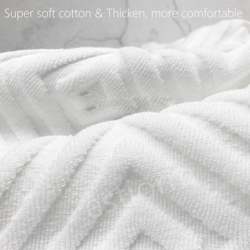 Luksusa žakarda biezināts kokvilnas vannas paklājiņš - absorbējošs grīdas dvielis viesnīcai, SPA - vannas paklājs, mīksts neslīdošs vannas istabas paklājiņš un paklājs