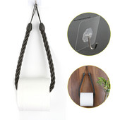 Popierinių rankšluosčių laikikliai be nagų Rankšluosčių kabykla Vonios rankšluosčių kabliukas Tualeto popieriaus laikiklis Rankšluosčių kabykla Be perforavimo Tualetinis popierinis virvelinis audinys