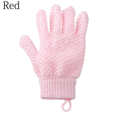 Soft Scrub Mitt Rub Exfoliator Shower Spa Kahepoolne paks vannirätik vannipuhastuskinnas keha puhastav koorimiskinnas