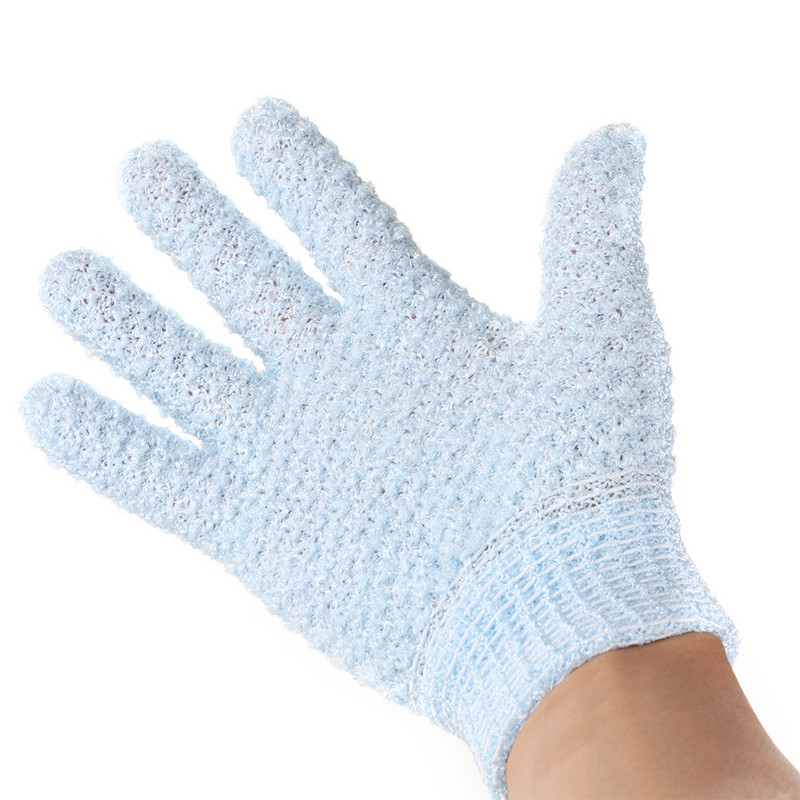 Soft Scrub Mitt Rub Exfoliator dušas spa Divpusējs biezs vannas dvielis vannas skrubis cimds ķermeņa tīrīšanai pīlings cimds