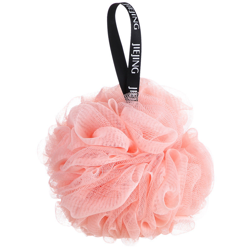 Cvjetna kugla za kupanje Ručnik za ribanje Čišćenje tijela Slovo Mrežasta spužva za pranje tuša za tijelo za kupaonski pribor