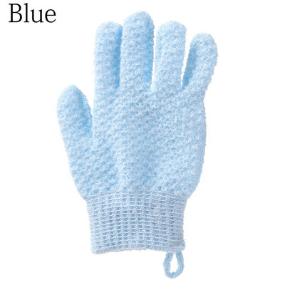 Five Fingers Bath Scrub Kindad Duširätik Kehapesu Elastne Pühkige Selg Vannis Puhastus Koorimine Koorimine Kindad Koduvarustus