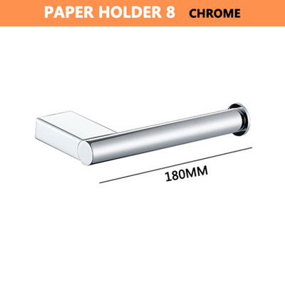 Držač papira Kukica za policu za maramice Zlatna mat crna Metalna siva kromirana ružičasta zlatna Naprava za WC školjku Zidni metalni vijci