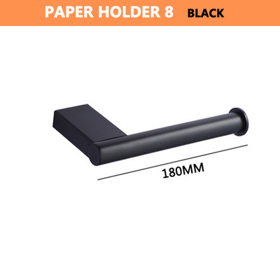 Držač papira Kukica za policu za maramice Zlatna mat crna Metalna siva kromirana ružičasta zlatna Naprava za WC školjku Zidni metalni vijci