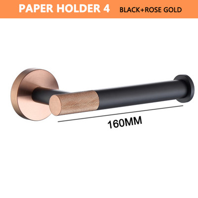 Držač papira Kukica za policu za maramice Zlatna mat crna Metalna siva kromirana ružičasta zlatna Naprava za WC školjku Zidni metalni vijci