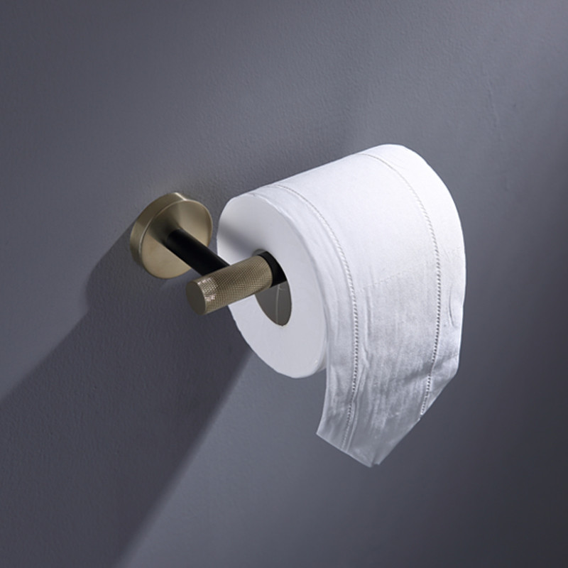Držač papira Kukica za policu za maramice Zlatna mat crna Metalna siva kromirana ružičasta zlatna Naprava za WC školjku Zidni metalni vijci