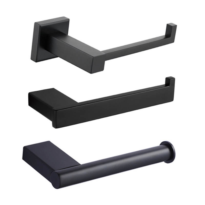 Držač papira Kukica za policu za maramice Zlatna mat crna Metalna siva kromirana ružičasta zlatna Naprava za WC školjku Zidni metalni vijci