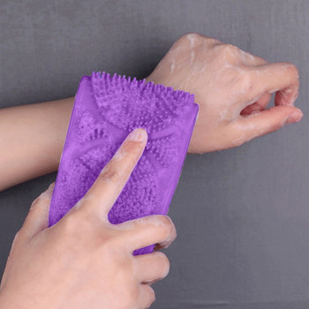 Magic Silicone Scrubber Βούρτσες Πετσέτες μπάνιου Τρίψιμο της πλάτης Λάσπη Απολέπιση σώματος Μασάζ ντους Δέρμα Καθαρές βούρτσες ντους Dropshipping