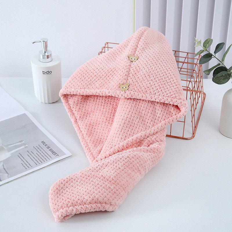 Sieviešu matu ananāsu dvieļi mikrošķiedras ietīšana mīksta matu cepure Super absorbējoša ietīšana ātri žūstošiem matiem turbāns