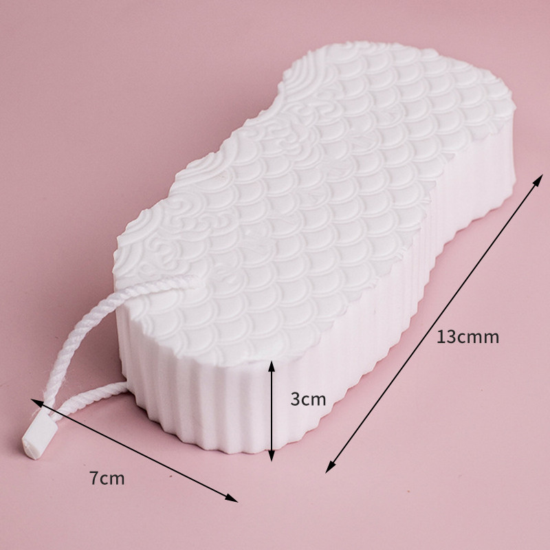 2022. gada jaunais īpaši mīkstais vannas sūklis Magic Sponge ķermeņa pīlings, atmirušo ādu nolobošs vannas dvieļu masāžas līdzeklis, tīra dušas birste