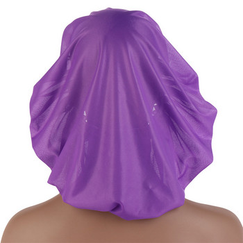 Υψηλής ποιότητας Super Sleep Cap Shower Cap Female Hair Care Protect Hair Μεγάλο σατέν μεταξωτό καπό Καπέλο ύπνου Ελαστικό καπέλο περιποίησης