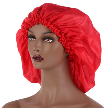 Υψηλής ποιότητας Super Sleep Cap Shower Cap Female Hair Care Protect Hair Μεγάλο σατέν μεταξωτό καπό Καπέλο ύπνου Ελαστικό καπέλο περιποίησης