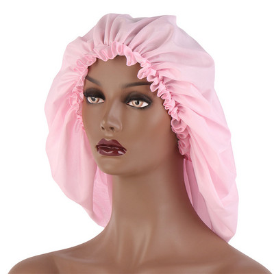 Visokokvalitetna super kapa za spavanje Kapa za tuširanje Njega ženske kose Zaštita kose Velika satenska svilena kapa za spavanje Kapa za spavanje Elastična šeširica