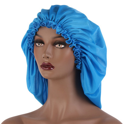 Visokokvalitetna super kapa za spavanje Kapa za tuširanje Njega ženske kose Zaštita kose Velika satenska svilena kapa za spavanje Kapa za spavanje Elastična šeširica