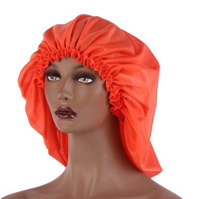 Visokokvalitetna super kapa za spavanje Kapa za tuširanje Njega ženske kose Zaštita kose Velika satenska svilena kapa za spavanje Kapa za spavanje Elastična šeširica