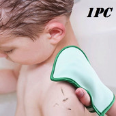 Dušas cimds Spa Exfoliator Divpusējs vannas cimds 5 krāsu ķermeņa tīrīšanas skrubis Mitt Rub Dead Skin noņemšana Vannas istabas produkts Esponja