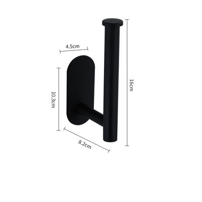 Kaasaskantavad tualettpaberihoidikud Isekleepuv paberrätikuhoidja roostevabast terasest rätikurullid paberihoidja vannitoa köök