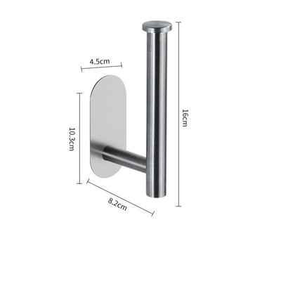 Kaasaskantavad tualettpaberihoidikud Isekleepuv paberrätikuhoidja roostevabast terasest rätikurullid paberihoidja vannitoa köök
