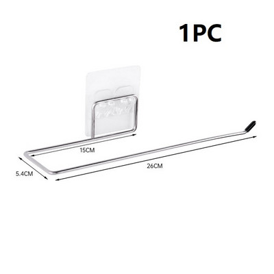 Kaasaskantavad tualettpaberihoidikud Isekleepuv paberrätikuhoidja roostevabast terasest rätikurullid paberihoidja vannitoa köök