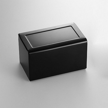 Κουτί χαρτιού υγείας Μαύρο χαρτοπετσέτα μπάνιου Διανομέας χαρτοπετσέτας σε ρολό Ράφι χαρτί αλουμινίου Θήκη για χαρτομάντιλα Εμπορική χάρτινη θήκη για πετσέτες