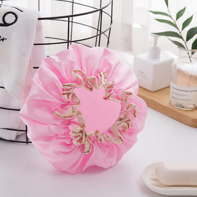 Višenamjenska kapa za kupanje Kupaonska dvoslojna elastična kapa za tuširanje visoke elastičnosti Debele vodootporne PEVA kape za odrasle i djecu