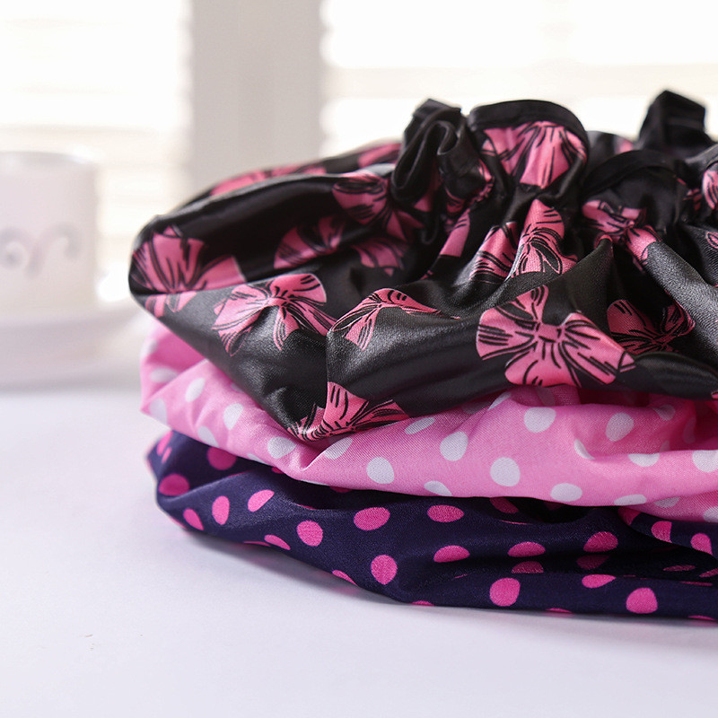 Višenamjenska kapa za kupanje Kupaonska dvoslojna elastična kapa za tuširanje visoke elastičnosti Debele vodootporne PEVA kape za odrasle i djecu