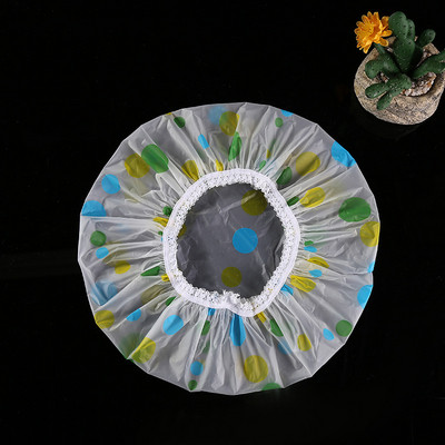 Ūdensizturīga vannas cepure, biezināta ūdensnecaurlaidīga un eļļas izplūdes vāciņš Sieviešu SPA matu salonu piederumi dušas cepure Vannas istabas piederumi