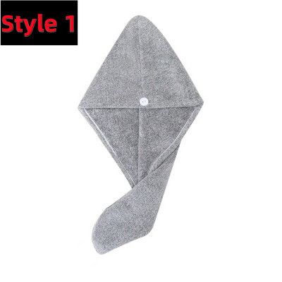 Jauna meiteņu matu žāvēšanas cepure Ātri žūstoša matu dvieļu cepure cepure vannas cepure Mikrošķiedras cietā dvieļu vāciņš Super Absorption Turban Hair Dry Cepure