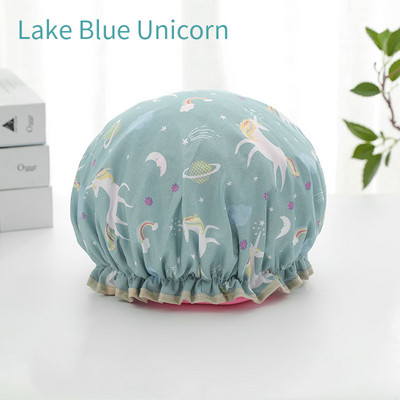 Divslāņu dušas vāciņš ūdensnecaurlaidīgs pieaugušo sieviešu dušas vannas vannas vāciņš šampūns vāciņš jauks nosūcējs virtuves sieviešu eļļas dūmu necaurlaidīgs vāciņš