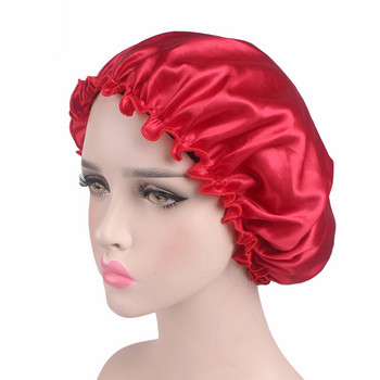 Ρυθμίστε τα καπάκια ντους Hair Satin Bonnet For Sleeping Καπάκι ντους Μεταξωτό καπό Γυναικείο Γυναικείο κάλυμμα κεφαλής νυχτερινού ύπνου