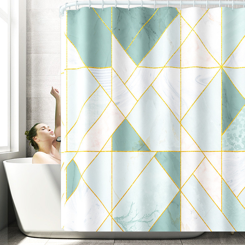 Zeegle poliestera ūdensnecaurlaidīgs dušas aizkaru un vannas paklājiņu komplekts, absorbējošs tualetes paklājiņš Neslīdošs grīdas paklājs Vannas istabas paklāja paklājs