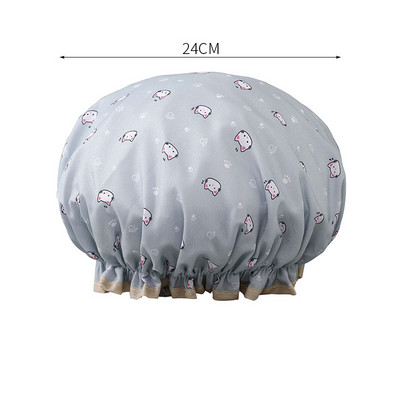 Sieviešu matu cepures cepures piederumi vannas istabai, divslāņu dušas kabīne, ūdensnecaurlaidīga bieza pārsega piederumi, duša virtuve, dūmu necaurlaidīga vannas cepure