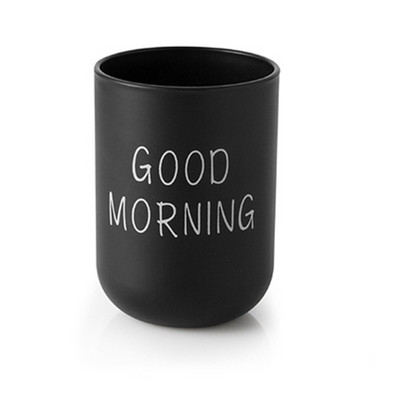 Good Morning Mouthwash Cup Bathroom Tumblers Οδοντόβουρτσα Θήκη Οδοντόκρεμας Κύπελλο Ταξιδίου Πλύσης Κυπέλλου Νερού Κούπα Αξεσουάρ μπάνιου