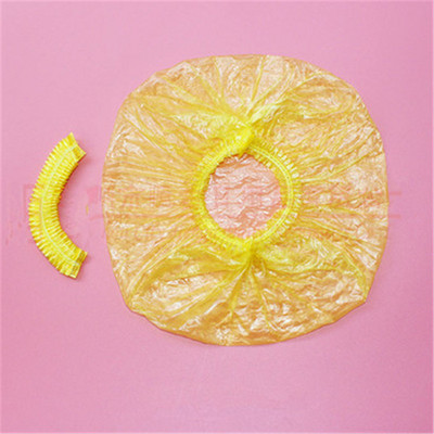 10 gab./maisiņi vienreizēja elastīga dušas cepure Vienreizējās lietošanas dušas cepures cepures peldcepures Hotel Clear Hair Salon Vannas istabas produkti Vannas vāciņš