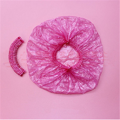 10 gab./maisiņi vienreizēja elastīga dušas cepure Vienreizējās lietošanas dušas cepures cepures peldcepures Hotel Clear Hair Salon Vannas istabas produkti Vannas vāciņš