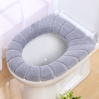 Plaunamas tualeto sėdynės užvalkalas, atsparus vandeniui, lipdukas putplasčio tualeto dangčio dangtis, nešiojamasis silikoninis tualeto puodelio užvalkalas Vonios kambario priedai