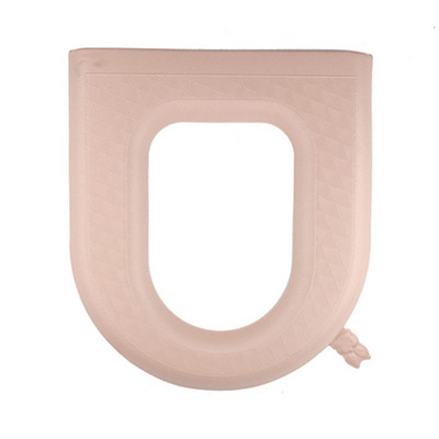 Plaunamas tualeto sėdynės užvalkalas, atsparus vandeniui, lipdukas putplasčio tualeto dangčio dangtis, nešiojamasis silikoninis tualeto puodelio užvalkalas Vonios kambario priedai