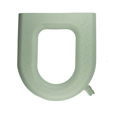 Plaunamas tualeto sėdynės užvalkalas, atsparus vandeniui, lipdukas putplasčio tualeto dangčio dangtis, nešiojamasis silikoninis tualeto puodelio užvalkalas Vonios kambario priedai
