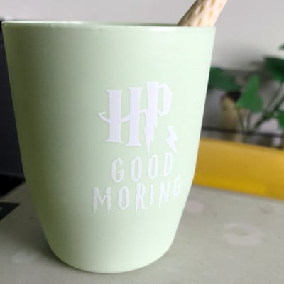 Good Moring Βούρτσισμα Οδοντόκρεμα Κύπελλο Θήκη οδοντόβουρτσας Κύπελλο Πλαστικό δημιουργικό καρτούν κρεμαστό μπάνιο μπάνιου ταξιδιού Διακόσμηση σπιτιού