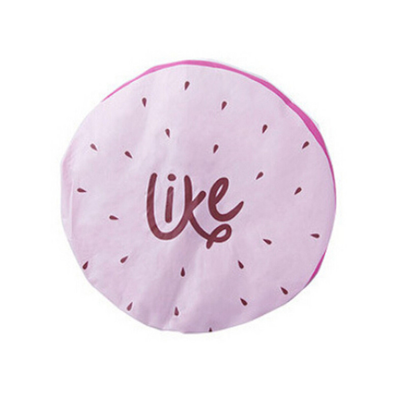 Atkārtoti lietojamas elastīgas dušas cepures Jauki multfilmu augļu raksti, ūdensnecaurlaidīgi dušas cepures pieaugušajiem paredzētas dušas cepures vannas istabas izstrādājumi