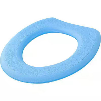 Plaunamas lipdukas putplasčio tualeto užvalkalas vandeniui atsparus tualeto sėdynė silikonas Four Seasons Minkštas vonios kambarys Closestool kilimėlis pagalvėlė O formos