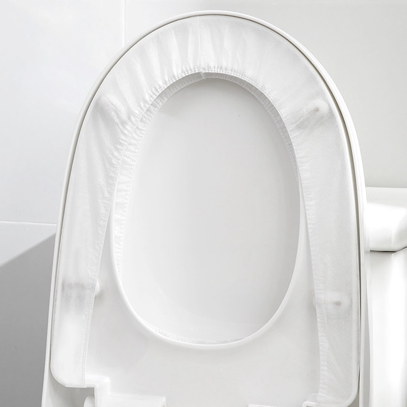 Badu.bg 5/10 бр. Биоразградими еднократни капаци на тоалетна седалка WC ...
