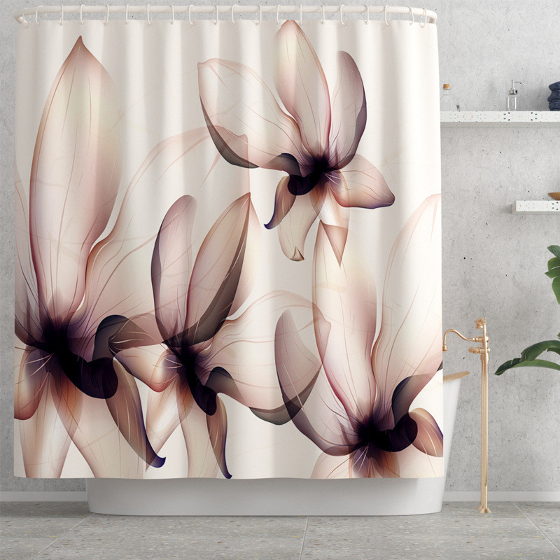 Traditsioonilises stiilis vannitoavaibakomplekt vannimatt ja dušikardina komplekt WC matt Vannitoa vaip Vannitoa kaunistus Imav matt